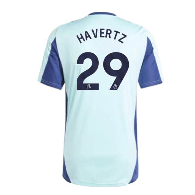 2024-2025 Arsenal Training Jersey (Clear Aqua) (Havertz 29)-The Soccer Shirt Hub