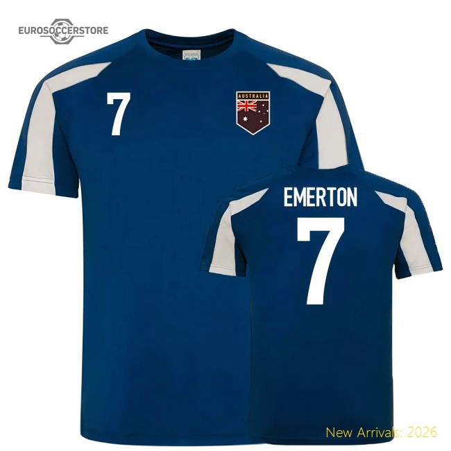 Australia Sports Training Jersey (Emerton 7)-The Soccer Shirt Hub
