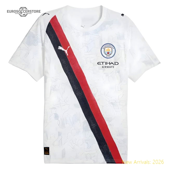 2025-2026 KIDSUPER x Manchester City CWC Shirt (White)-The Soccer Shirt Hub