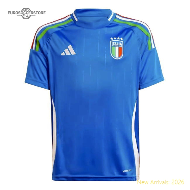 2024-2025 Italy Home Shirt (Kids) (BARELLA 18)-The Soccer Shirt Hub