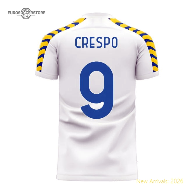Parma 2025-2026 Home Concept Football Kit (Libero) (CRESPO 9)-The Soccer Shirt Hub