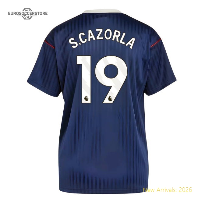 Arsenal Terrace Icons Shirt (Navy) (S.Cazorla 19)-The Soccer Shirt Hub
