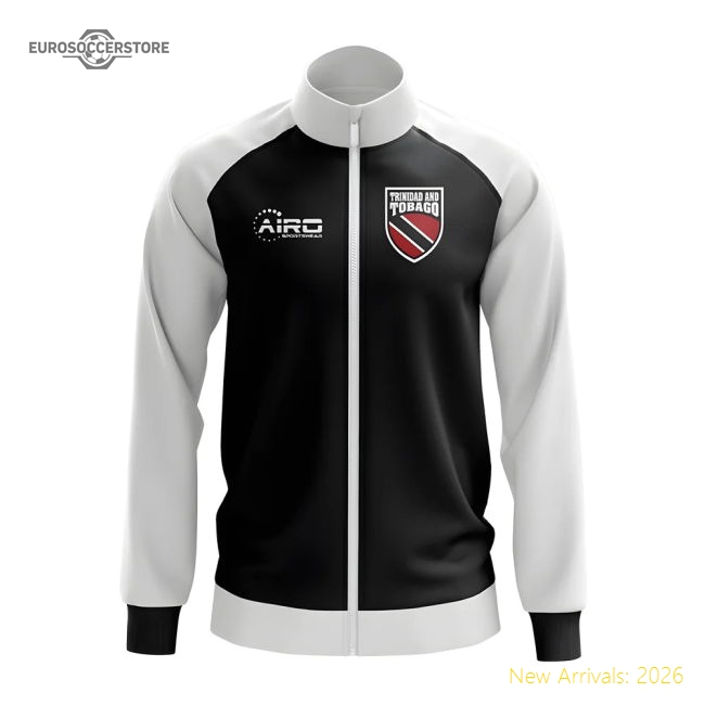 Trinidad and Tobago Concept Football Track Jacket (Black)-The Soccer Shirt Hub
