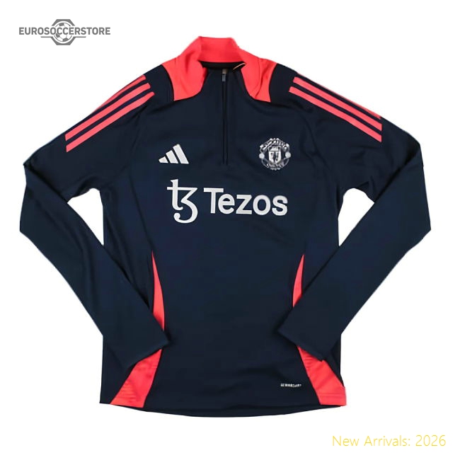 2024-2025 Man Utd Training Top (Night Indigo) - Womens-The Soccer Shirt Hub