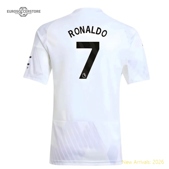 2025-2026 Man Utd Away Shirt (Kids) (Ronaldo 7)-The Soccer Shirt Hub