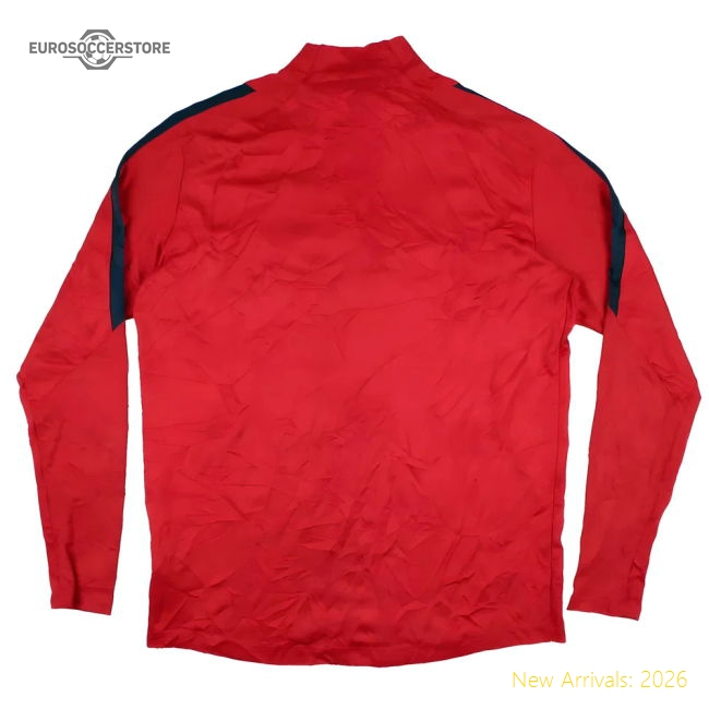 PSG 2015-16 Nike Long Sleeve Tracksuit Top (M) (Good)-The Soccer Shirt Hub