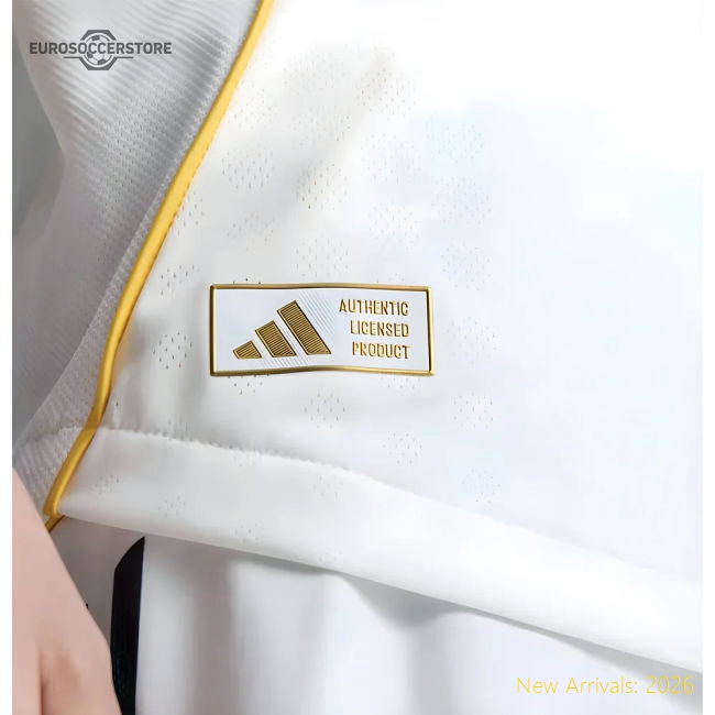 2025-2026 Real Madrid Authentic Home Shirt-The Soccer Shirt Hub