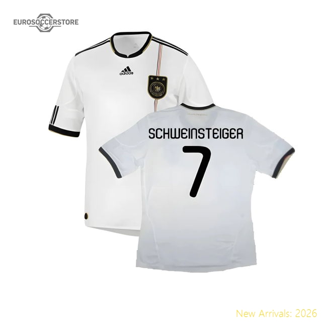 Germany 2010-11 Home Shirt ((Good) S) (SCHWEINSTEIGER 7)-The Soccer Shirt Hub