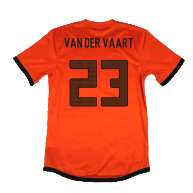 Holland 2012-13 Home Shirt ((Very Good) S) (Van Der Vaart 23)-The Soccer Shirt Hub