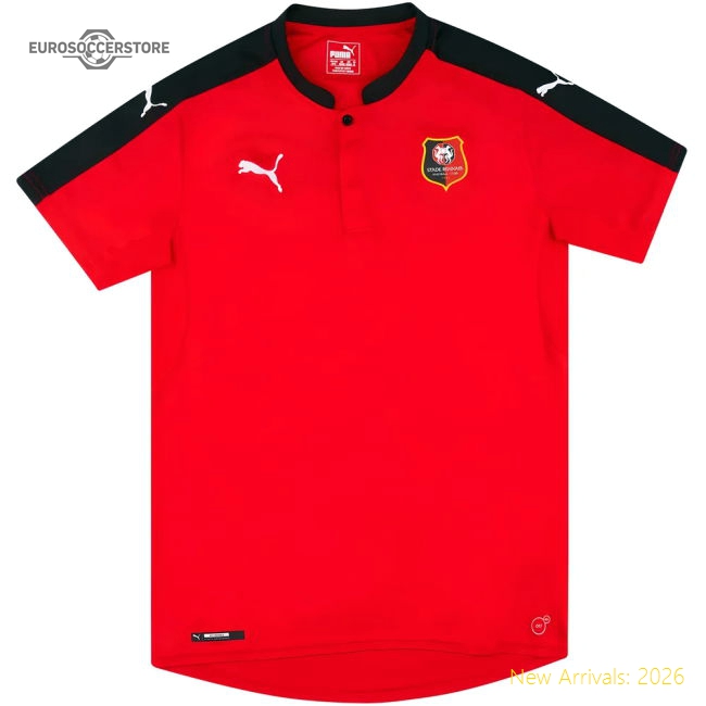 Rennes 2016-17 Home Shirt (Sponsorless) (XL) (Excellent)-The Soccer Shirt Hub