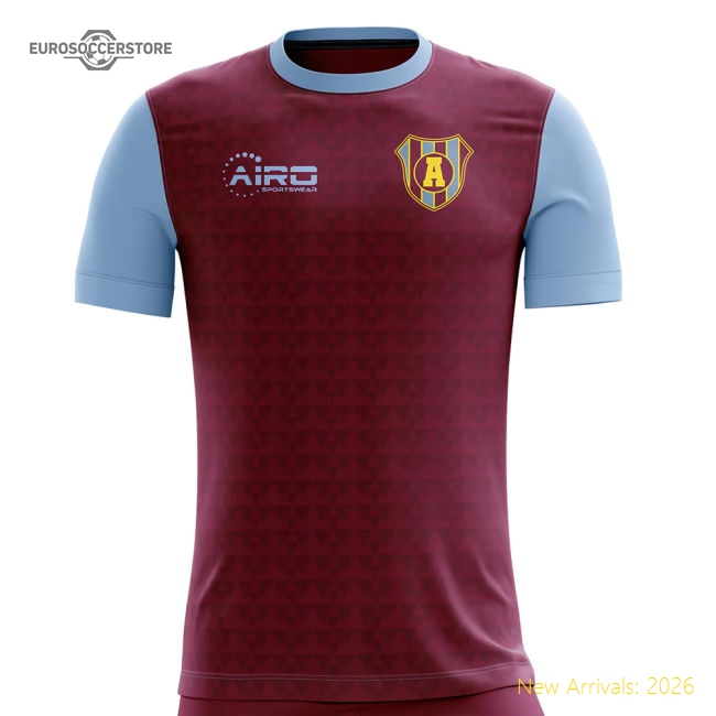 2025-2026 Villa Home Concept Football Shirt (Petrov 19)-The Soccer Shirt Hub