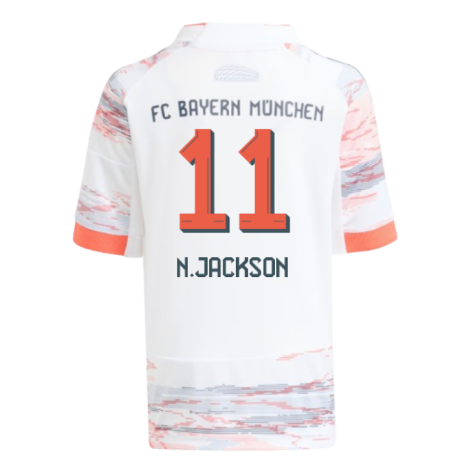 2025-2026 Bayern Munich Away Mini Kit (N.Jackson 11)-The Soccer Shirt Hub