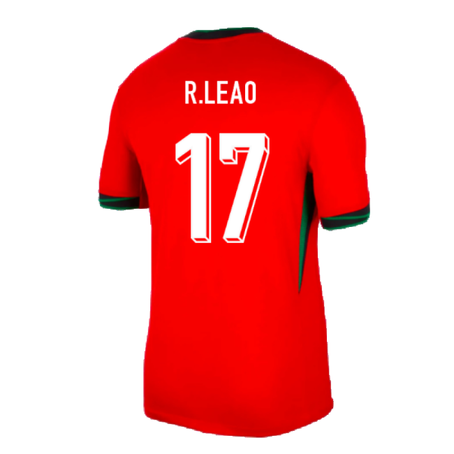 2024-2025 Portugal Home Shirt (R.Leao 17)-The Soccer Shirt Hub