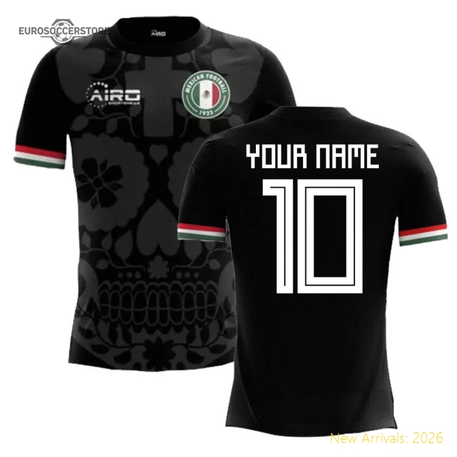 2025-2026 Mexico Third Concept Football Shirt (Your Name) -Kids-The Soccer Shirt Hub