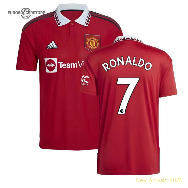 2022-2023 Man Utd Home Shirt (RONALDO 7)-The Soccer Shirt Hub