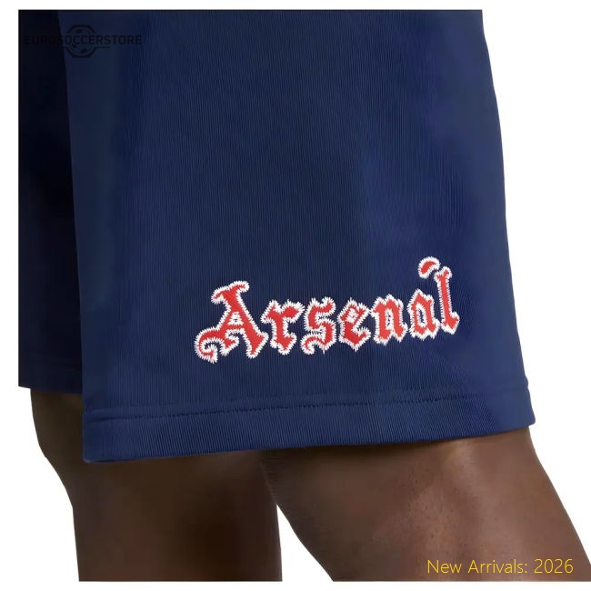 2025-2026 Arsenal US Shorts (Night Indigo)-The Soccer Shirt Hub