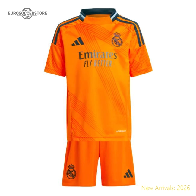 2024-2025 Real Madrid Away Mini Kit (Mbappe 9)-The Soccer Shirt Hub