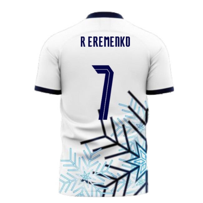 Finland 2025-2026 Home Concept Football Kit (Libero) (R EREMENKO 7)-The Soccer Shirt Hub
