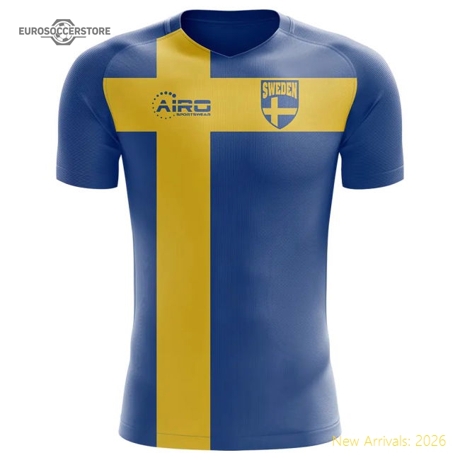 2025-2026 Sweden Flag Concept Football Shirt (Toivonen 20)-The Soccer Shirt Hub