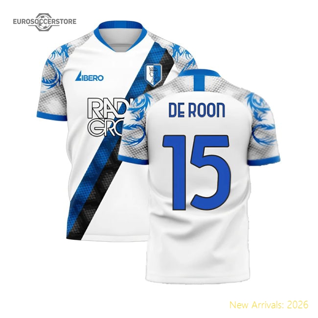 Atalanta 2025-2026 Away Concept Football Kit (Libero) (DE ROON 15)-The Soccer Shirt Hub
