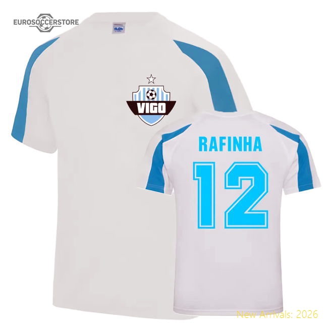 Rafinha Vigo Sports Training Jersey (White)-The Soccer Shirt Hub