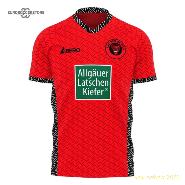 Kaiserslautern 2025-2026 Home Concept Football Kit (Libero)-The Soccer Shirt Hub