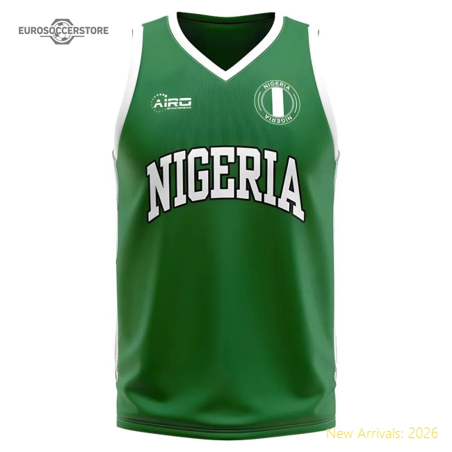 Nigeria Home Concept Basketball Shirt - Baby-The Soccer Shirt Hub