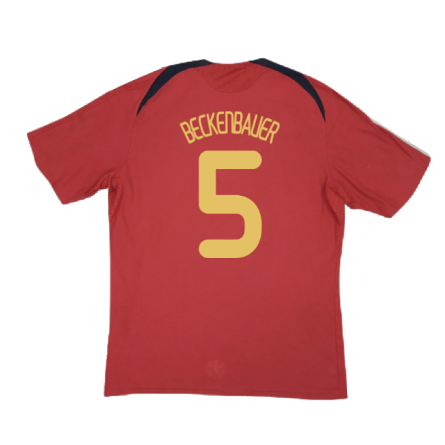 Germany 2008-10 Away Shirt ((Excellent) L) (BECKENBAUER 5)-The Soccer Shirt Hub