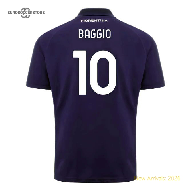 2024-2025 Fiorentina Home Shirt (Baggio 10)-The Soccer Shirt Hub