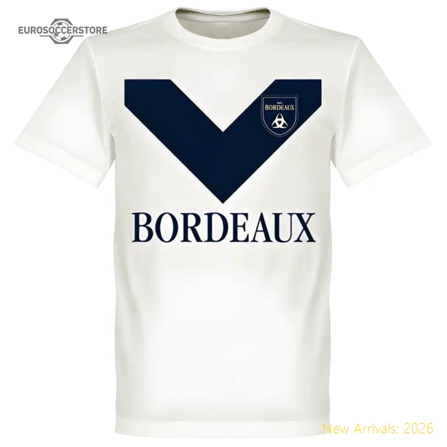 Bordeaux Team T-Shirt - White-The Soccer Shirt Hub