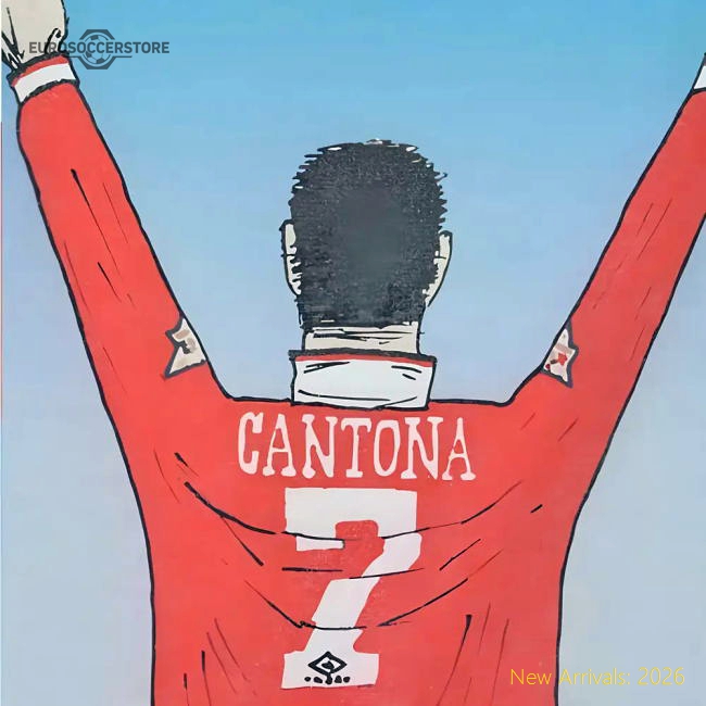 Manchester Reds Retro I Am Cantona T-Shirt (Red)-The Soccer Shirt Hub