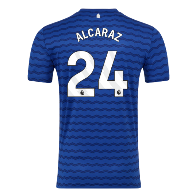 2025-2026 Everton Home Shirt (Alcaraz 24)-The Soccer Shirt Hub