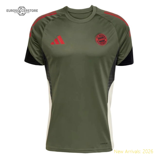 2025-2026 Bayern Munich EU Training Shirt (Base Green) (Your Name)-The Soccer Shirt Hub