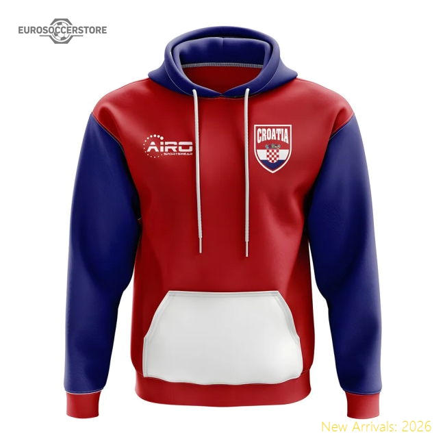 Croatia Concept Country Football Hoody (Red)-The Soccer Shirt Hub