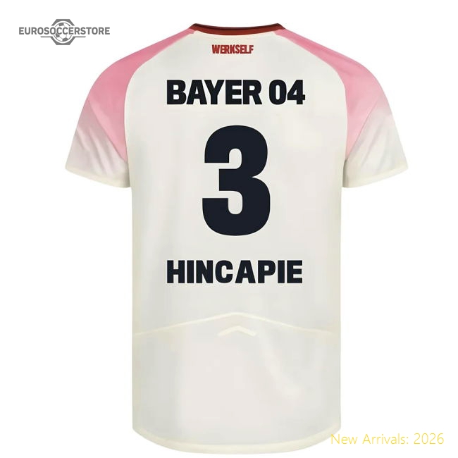 2025-2026 Bayer Leverkusen Away Shirt (Kids) (Hincapie 3)-The Soccer Shirt Hub