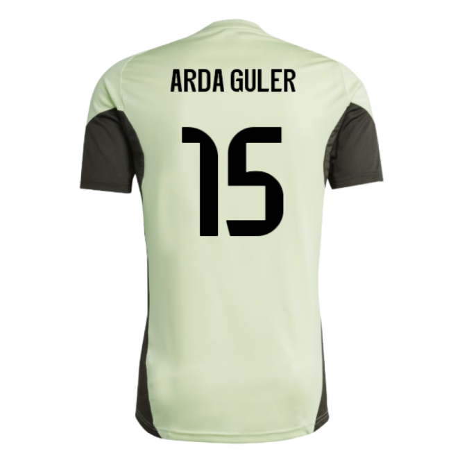 2025-2026 Real Madrid Training Jersey (Almost Lime) (Arda Guler 15)-The Soccer Shirt Hub