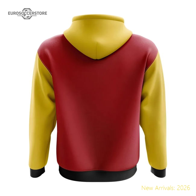 Papa New Guinea Concept Country Football Hoody (Red)-The Soccer Shirt Hub