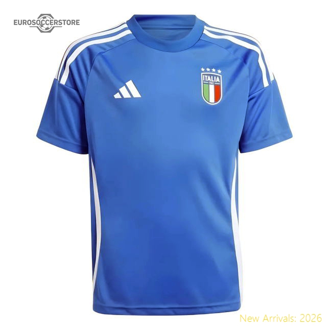 2024-2025 Italy Home Fan Jersey (Kids)-The Soccer Shirt Hub