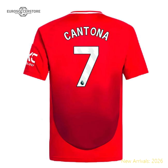 2024-2025 Man Utd Home Mini Kit (Cantona 7)-The Soccer Shirt Hub