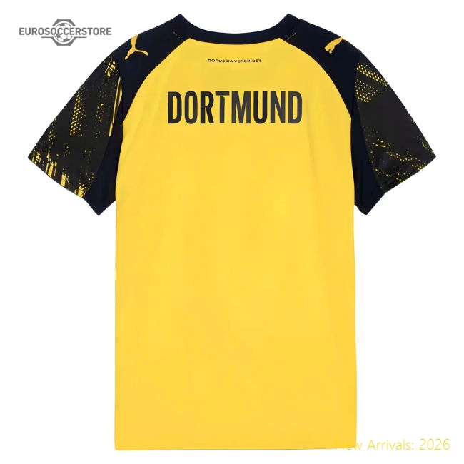2025-2026 Borussia Dortmund Home Shirt (Kids) (Sammer 6)-The Soccer Shirt Hub