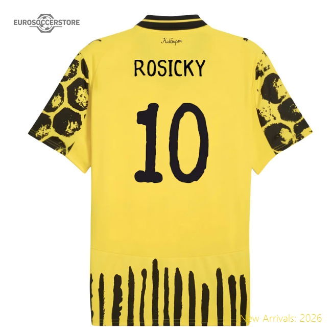 2025-2026 KIDSUPER x Borussia Dortmund CWC Home Shirt (Rosicky 10)-The Soccer Shirt Hub
