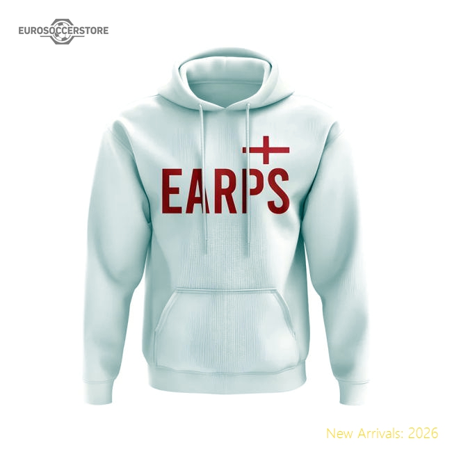 Mary Earps England Name Hoody (White)-The Soccer Shirt Hub