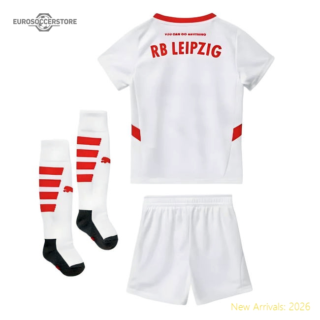 2024-2025 Red Bull Leipzig Home Mini Kit-The Soccer Shirt Hub