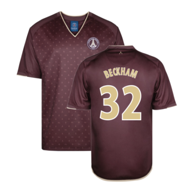 2006-2007 PSG Away Retro Shirt (BECKHAM 32)-The Soccer Shirt Hub