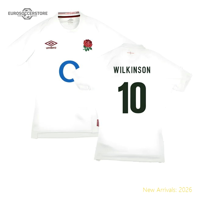 2023-2024 England Rugby Home Pro Jersey (Wilkinson 10)-The Soccer Shirt Hub