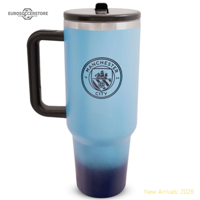 Manchester City FC 40oz Tumbler-The Soccer Shirt Hub