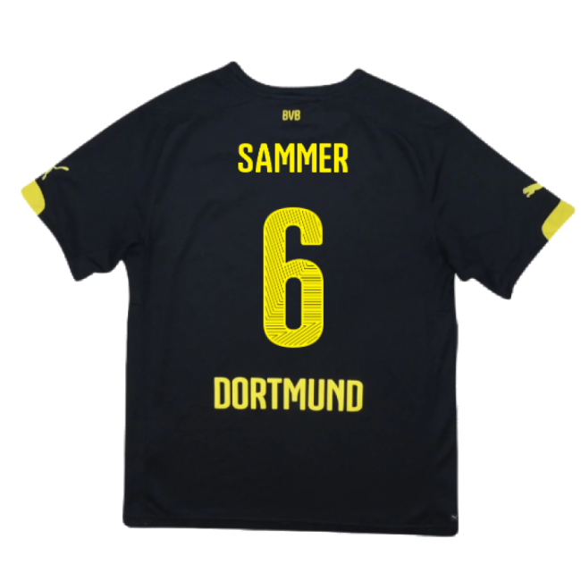 Borussia Dortmund 2014-16 Away Shirt ((Very Good) S) (Sammer 6)-The Soccer Shirt Hub