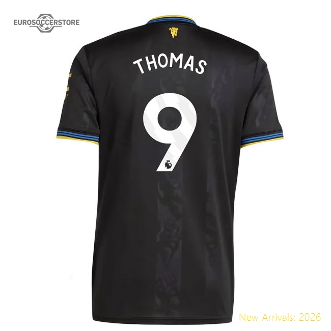 2025-2026 Manchester United Third Shirt (Thomas 9)-The Soccer Shirt Hub