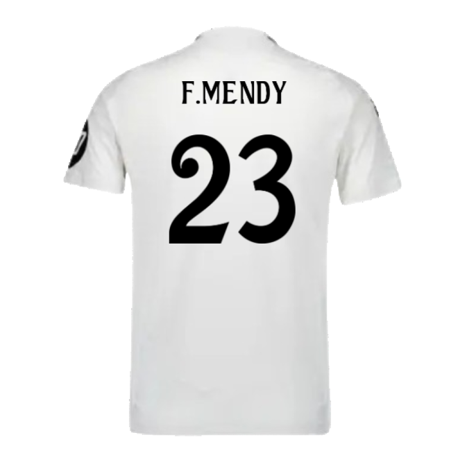 2024-2025 Real Madrid Authentic Home Shirt (F.Mendy 23)-The Soccer Shirt Hub