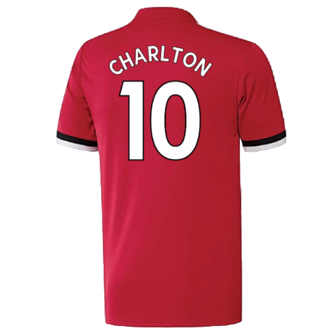 Manchester United 2017-18 Home Shirt ((Excellent) 4-5 Year) (Charlton 10)-The Soccer Shirt Hub